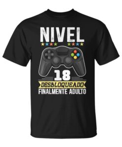 18 Years Old Birthday Gift Boy Humor Girl Gamer Unisex T-Shirt