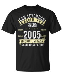 20 Years Birthday Legends Are Born In January 2005 Unisex T-Shirt