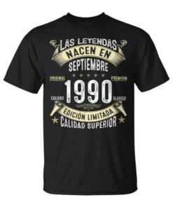33 Years Birthday Legends Are Born In September 1990 Unisex T-Shirt