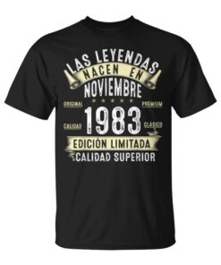 41 Years Birthday Legends Are Born In November 1983 Unisex T-Shirt
