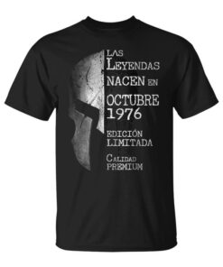 45 Years Birthday Legends Are Born In October 1976 Unisex T-Shirt