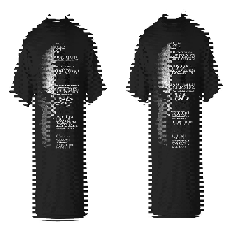 46-Years-Birthday-Legends-Are-Born-In-November-1975-Unisex-T-Shirt