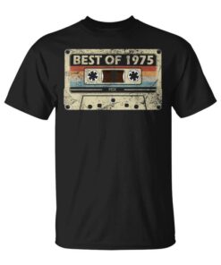 46th Birthday Gift Music Cassette Best Of 1975 Unisex T-Shirt