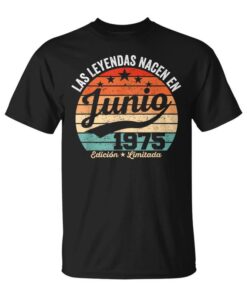 49 Years Birthday Legends Are Born In June 1975 Unisex T-Shirt