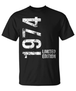 50th Birthday Man Woman 50 Years Old 1974 Birthday Gift Hoodie Unisex T-Shirt