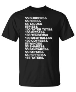 55 Burgers 55 Fries I Think You Should Quit Unisex T-Shirt