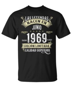 55 Years Birthday Legends Are Born In June 1969 Unisex T-Shirt