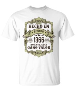 59th Birthday Man Made In August 1966Intage Gift Unisex T-Shirt