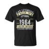 60 Years Birthday Legends Are Born In September 1964 Unisex T-Shirt