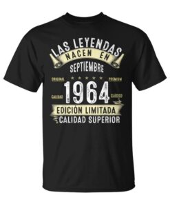 60 Years Birthday Legends Are Born In September 1964 Unisex T-Shirt