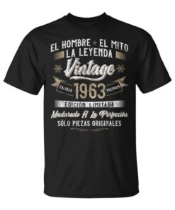 60 Years Birthdayintage 1963 Funny Birthday Gift Unisex T-Shirt