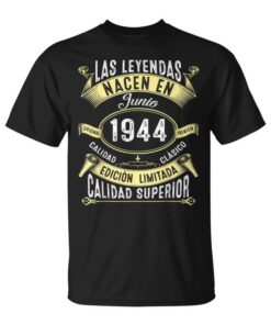 80 Years Birthday Legends Are Born In June 1944 Unisex T-Shirt