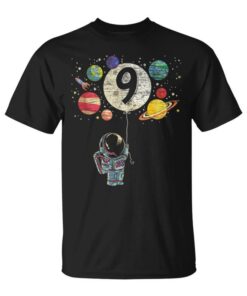 9 Years Old Birthday Boy Astronaut 9th Birthday Unisex T-Shirt
