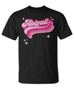 Abigail Name Girl Styleintage 70S Personalized Retro Unisex T-Shirt