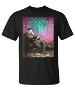 Ac Electricity Inspirational Science S By Nikola Tesla Unisex T-Shirt
