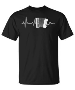 Accordion Baton De Corazón Gift Musician Accordion Unisex T-Shirt