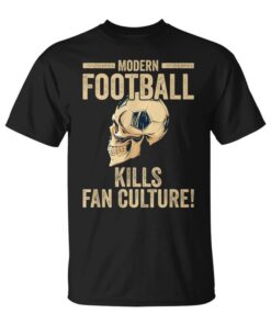 Against Modern Football Skull Ultras Football Unisex T-Shirt