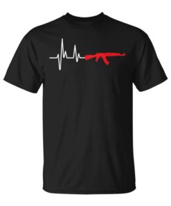 Ak-47 Kalashnikov Rifle And Russian Pistol Unisex T-Shirt