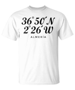 Almería Coordinates Black Barco Yela Unisex T-Shirt