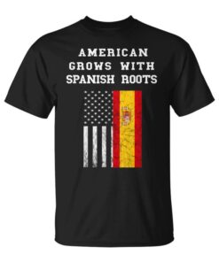 American USA Flag Roots Spain Unisex T-Shirt
