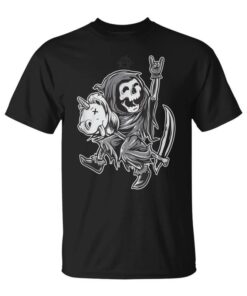 Anarchy Reaper Unicorn Gift Unisex T-Shirt