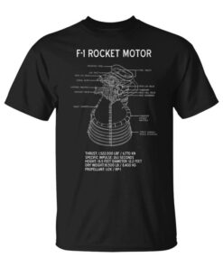 Apollo Saturn F-1 Space Rocket Engine Unisex T-Shirt