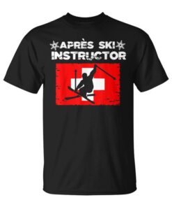 Apres Ski Instructor Skis For Parties Unisex T-Shirt