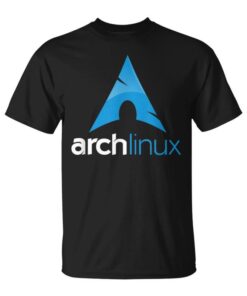 Arch Linux With Slogan And Logo Open Source Os Unisex T-Shirt