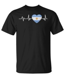 Argentina Heartbeat Travel Lover Gift Argentina Unisex T-Shirt