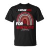Asculitis Awareness Month Red Ribbon AR Unisex T-Shirt