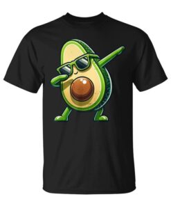 Avocado Dabbing Guacamole Funny Vegan Boys Girls Kids Unisex T-Shirt