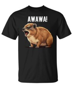 Awawa Funny Groundhog Lover Rock Hyrax Unisex T-Shirt