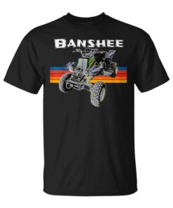 Banshee Quad Atv Atcintage Retro Vehicle All Terrain Unisex T-Shirt