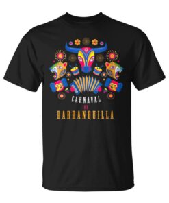 Barranquilla Carnival El Torito Marimonda Jaguar Accordion Neck Unisex T-Shirt