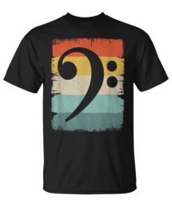 Bass Clef Music Apparel Unisex T-Shirt