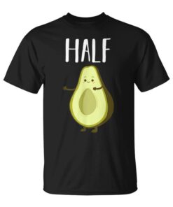 Best Half Avocado Matching Couple Anniversary Wedding Keto Unisex T-Shirt