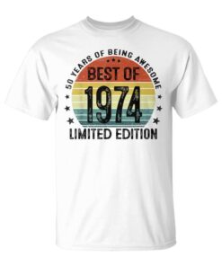 Best Of 1974 50 Years Birthday Men Gift Made In 1974 Unisex T-Shirt