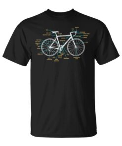 Bicycle Anatomy Road Bike Cycling Unisex T-Shirt