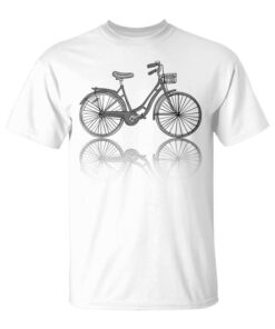 Bicycle Hand Drawing With Subtle Reflection Unisex T-Shirt