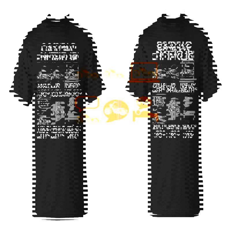 Biker Biker Gift I Like Motorcycles Motorcycling Comic Unisex T-Shirt