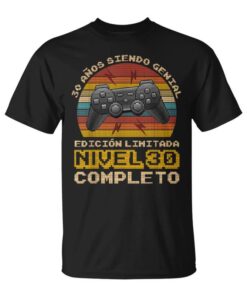 Birthday 3 Years Gamer Level 30 Complete Unisex T-Shirt