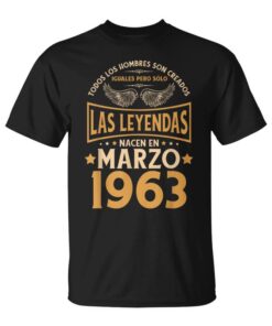 Birthday Men Gifts The Legends March 1963 Unisex T-Shirt