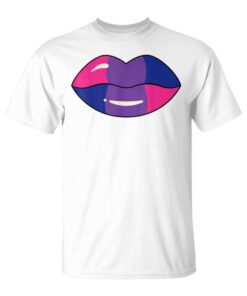 Bisexual Flag Lips Unisex T-Shirt