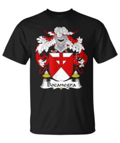 Bocanegra Coat of Arms Family Crest Unisex T-Shirt