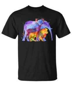 Born To Be Wild Iconic Colorful Wild Animals Unisex T-Shirt