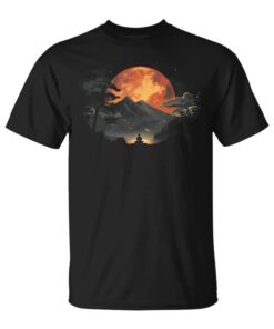 Buddha Everest And The Orange Moon Unisex T-Shirt