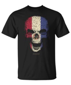 Calavera With Flag Of Paraguay Skull Unisex T-Shirt