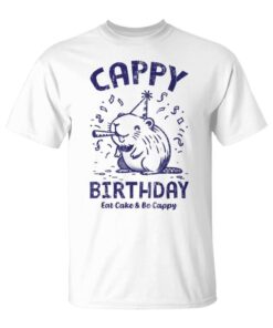 Cappy Birthday Rodent Animal Capybara Birthday Party Unisex T-Shirt