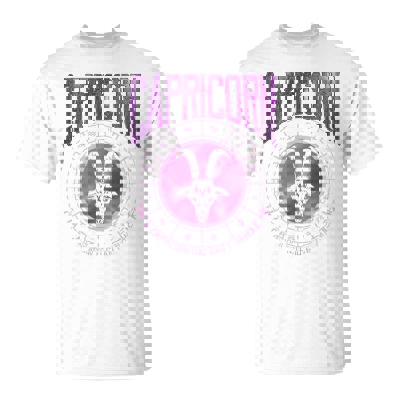 Capricorn Zodiac Sign Funny Birthday Gift Astrology Long Sleeve Unisex T-Shirt