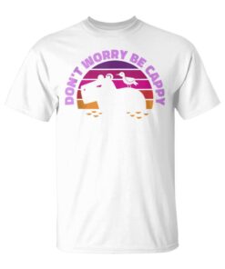 Capybara Sunset Meme Don't Worry Be Cappy Tank Top Unisex T-Shirt